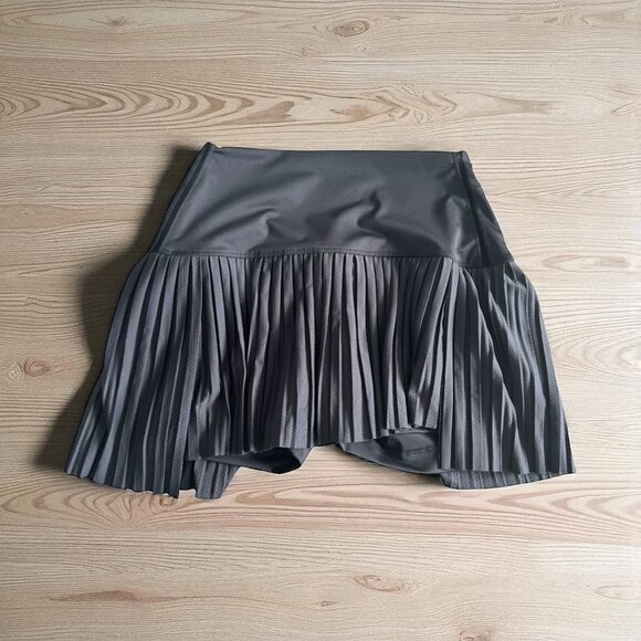LUCKY IN LOVE X Bethanie Mattek Sands Court Worn Gray Tiered Tennis Skort Size M - Picture 1 of 8